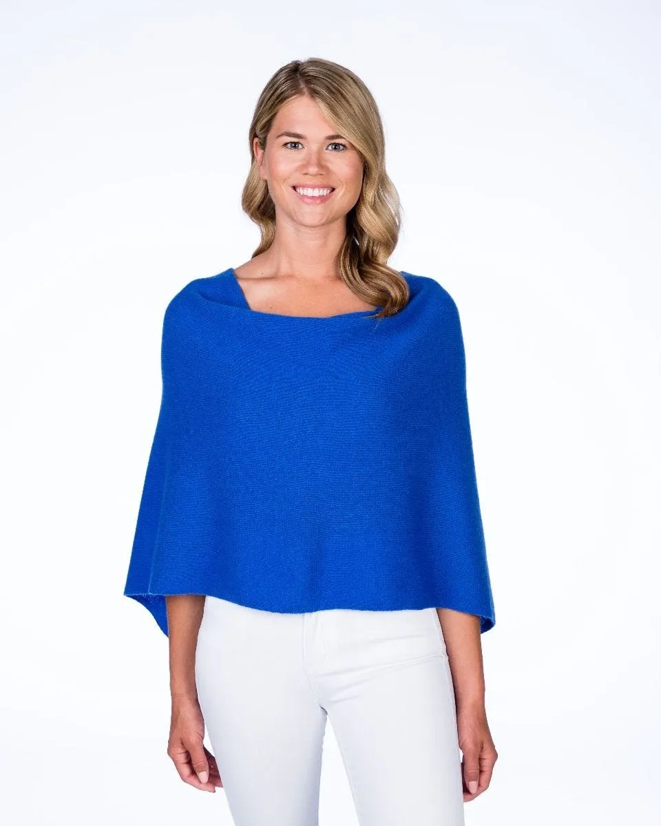 100% Cashmere Dress Topper Poncho