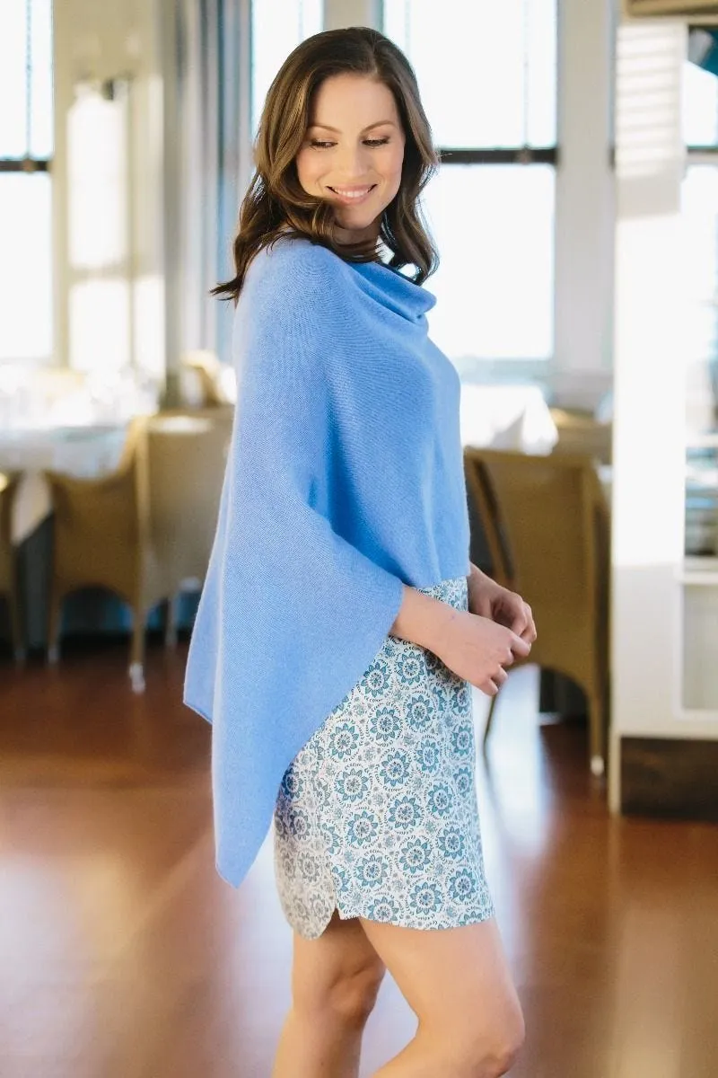100% Cashmere Dress Topper Poncho
