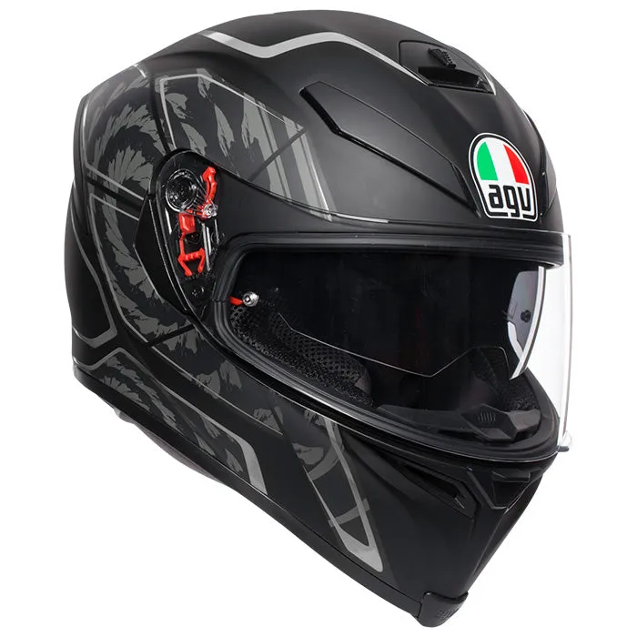 AGV K5 S [TORNADO BLACK/SILVER]