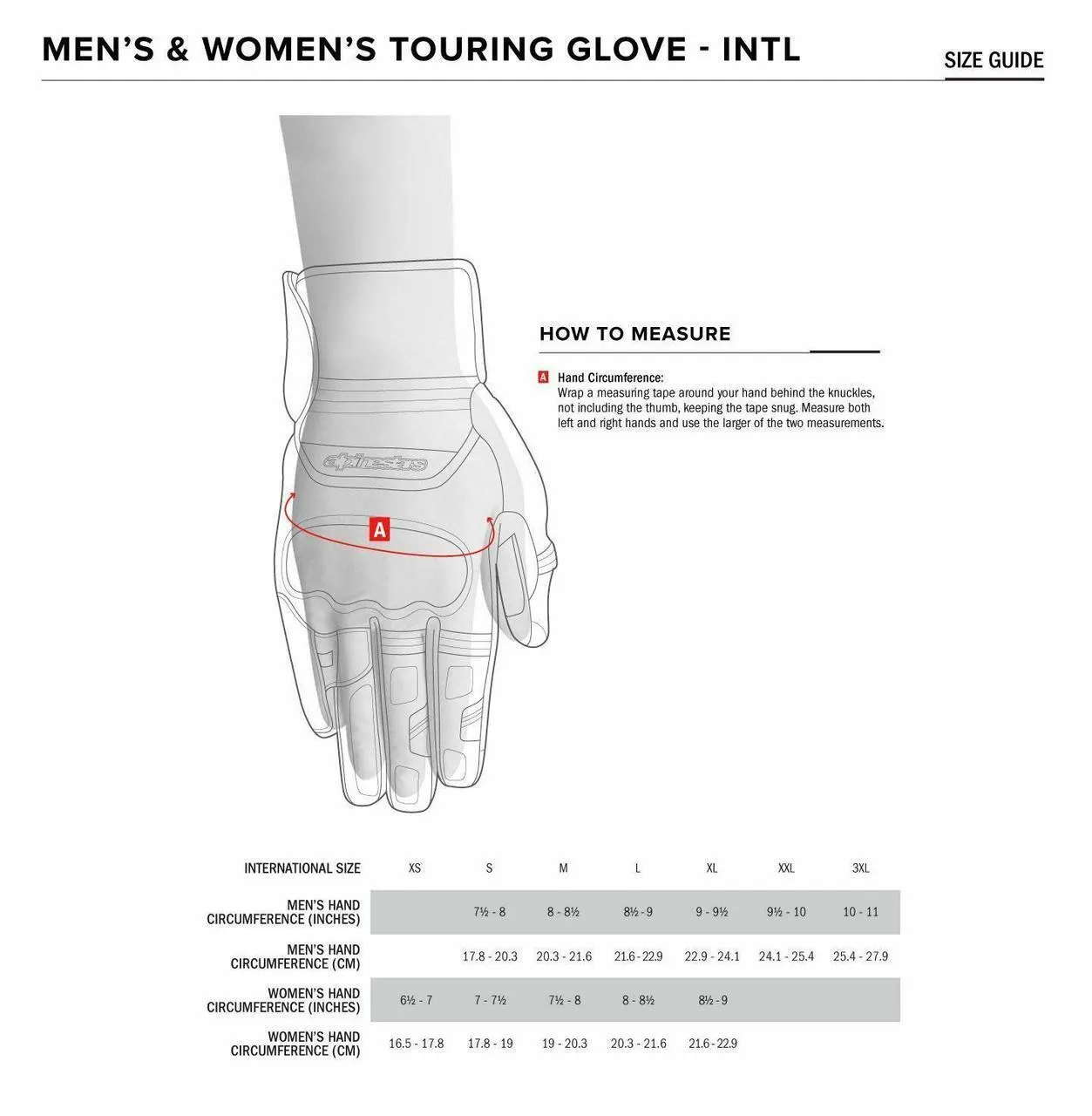 Alpinestars Stella SR-3 V2 Drystar Women's Waterproof Motorcycle Gloves