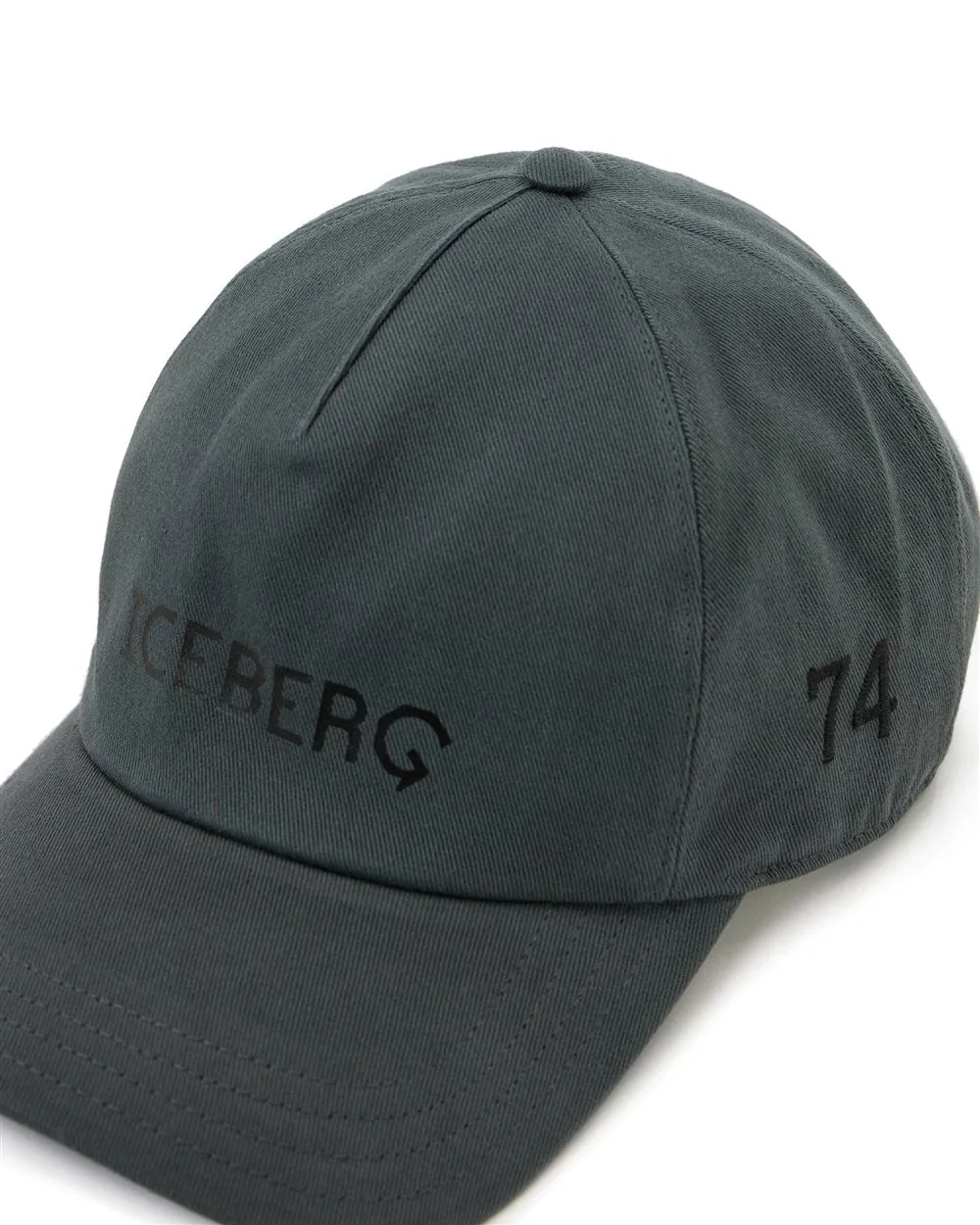 Baseball cap with contrasting logo (Pencil) - I24710369508784
