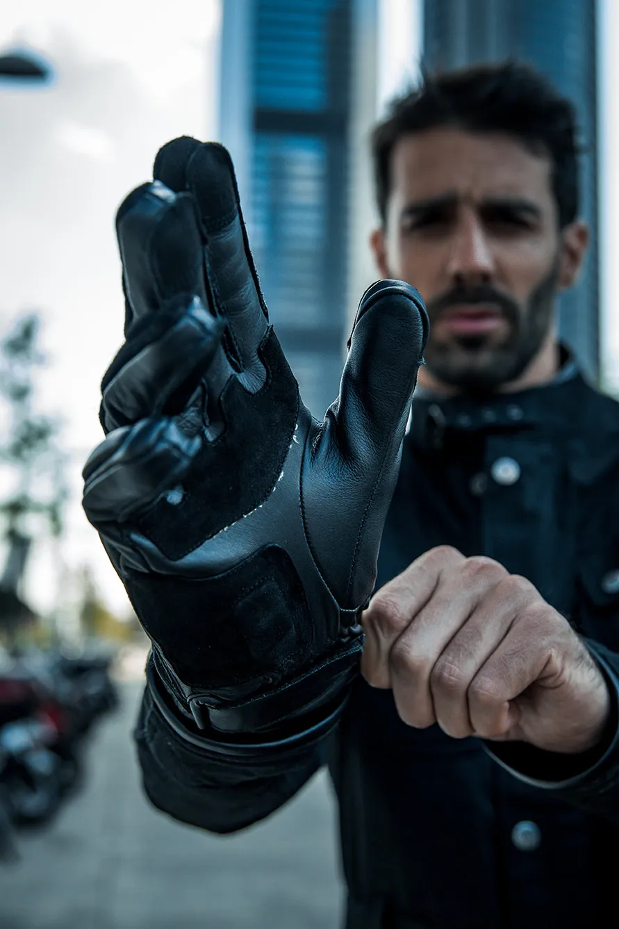 ByCity Mens Cafe III Black Gloves