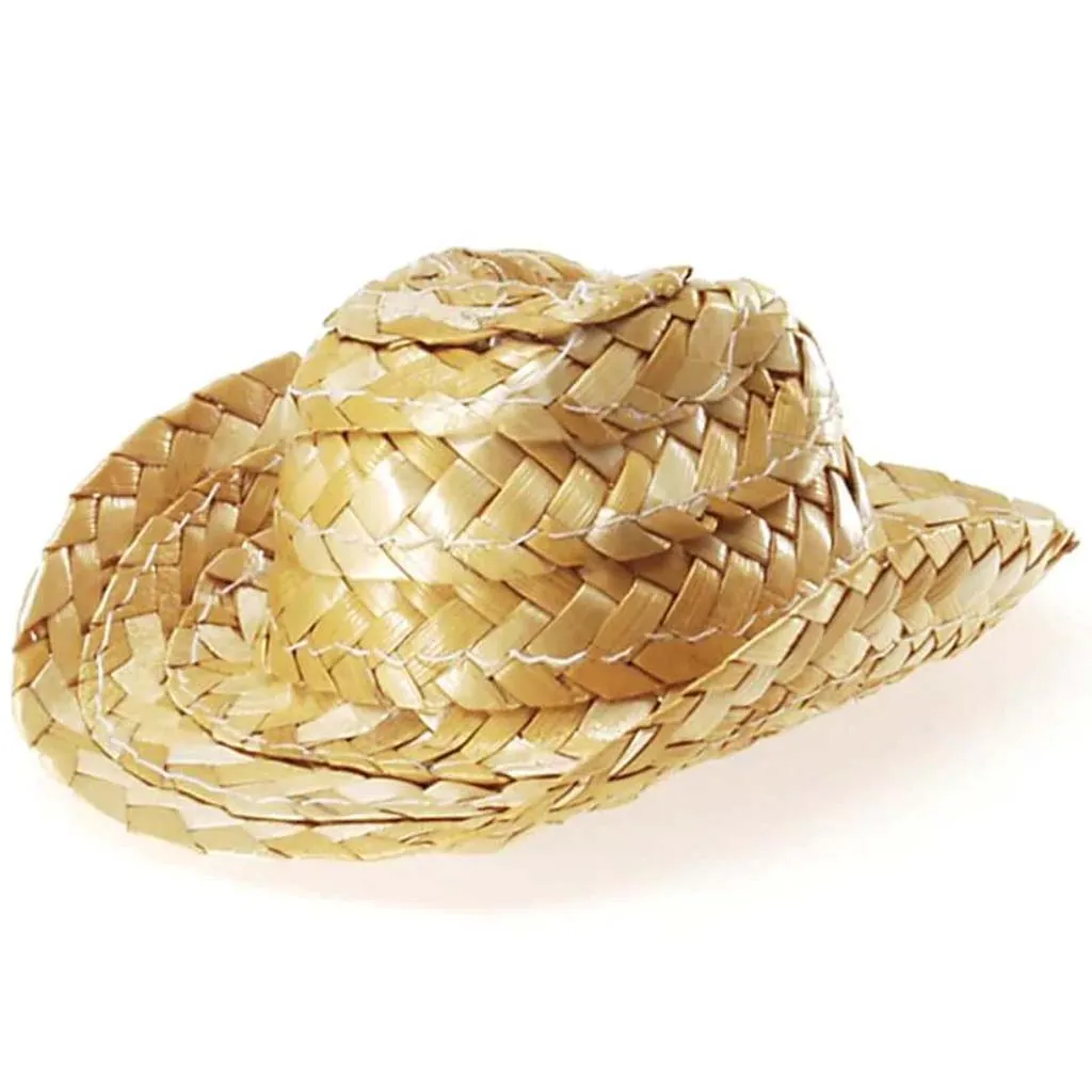 Cowboy Hat Natural 4in