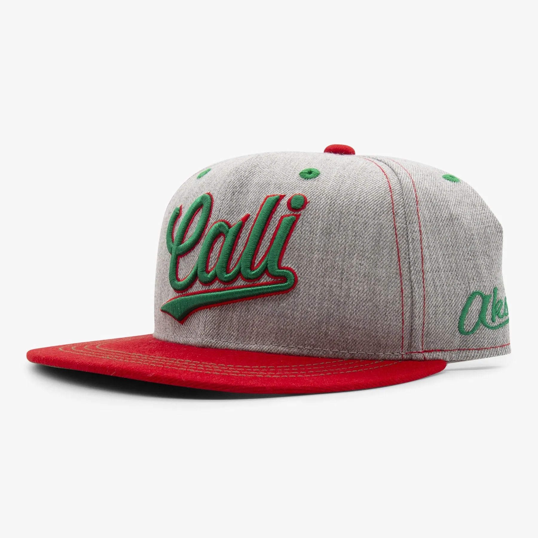 Cursive Cali Snapback Hat