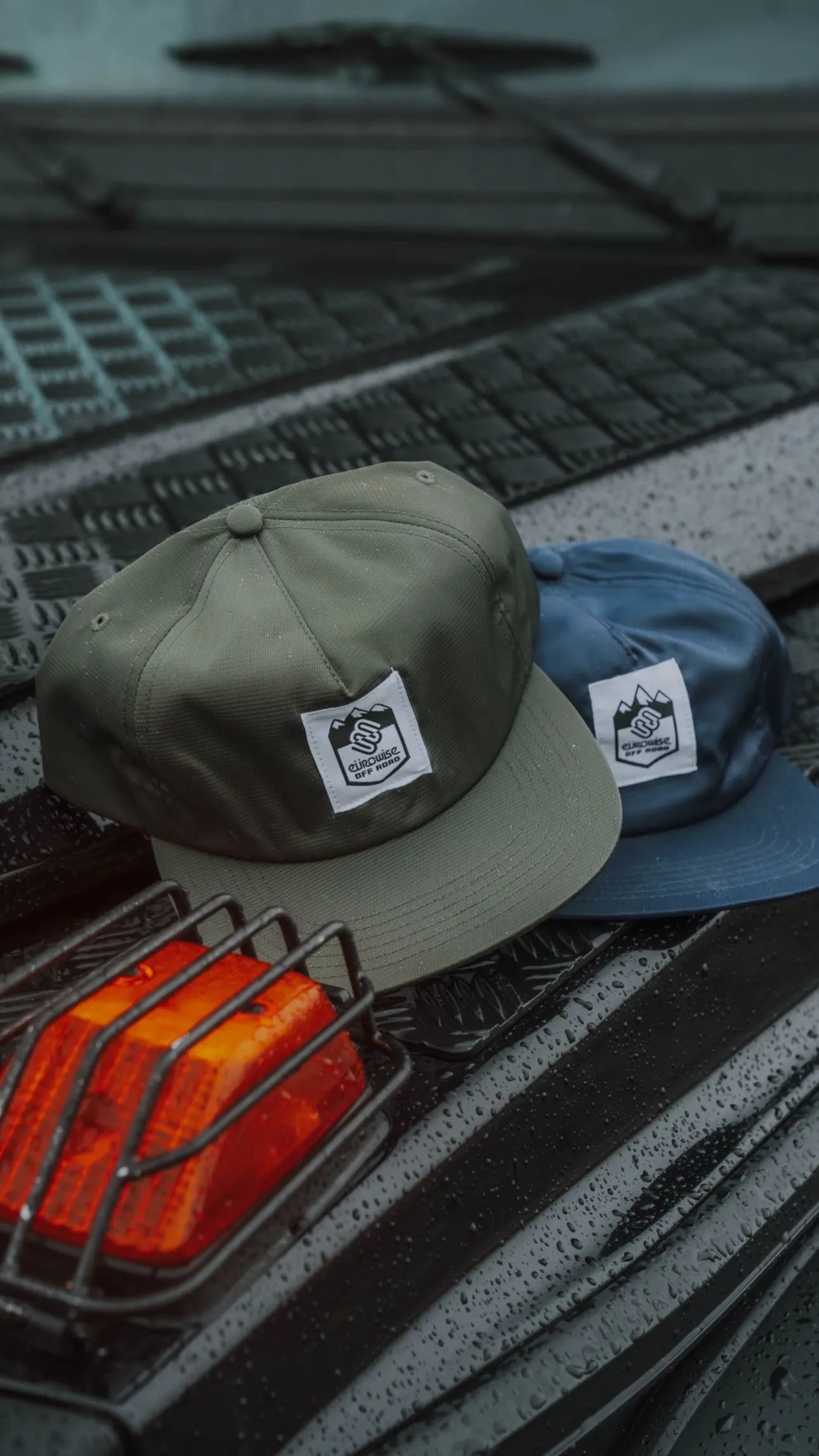 EUROWISE OFFROAD 5 PANEL NYLON HAT - NAVY