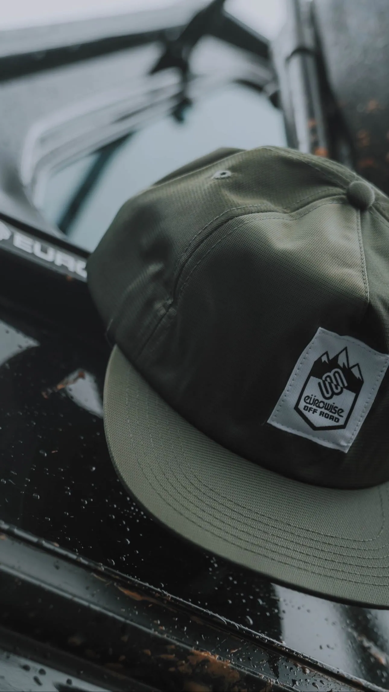 EUROWISE OFFROAD 5 PANEL NYLON HAT - NAVY