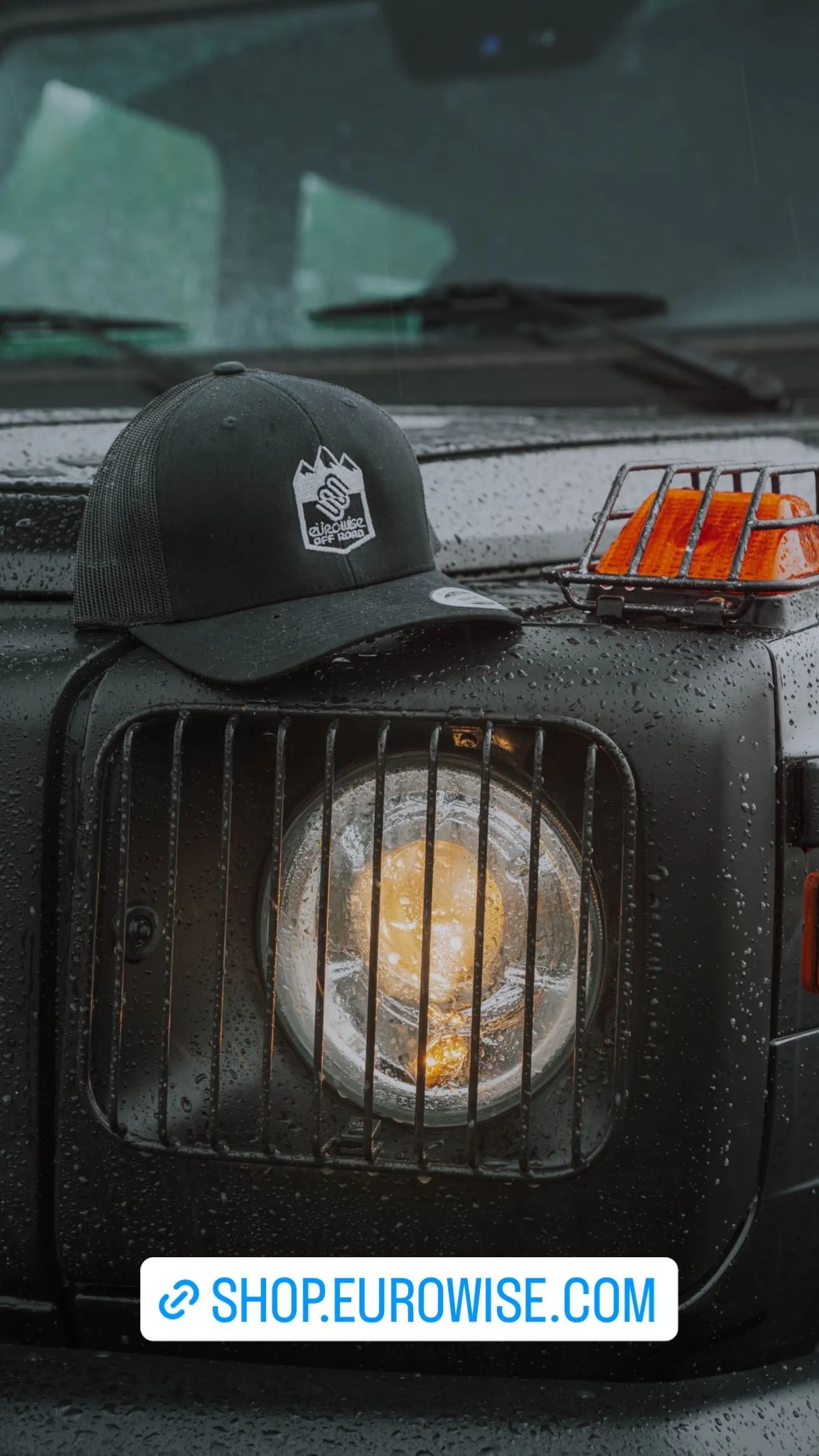 EUROWISE OFFROAD 5 PANEL NYLON HAT - NAVY