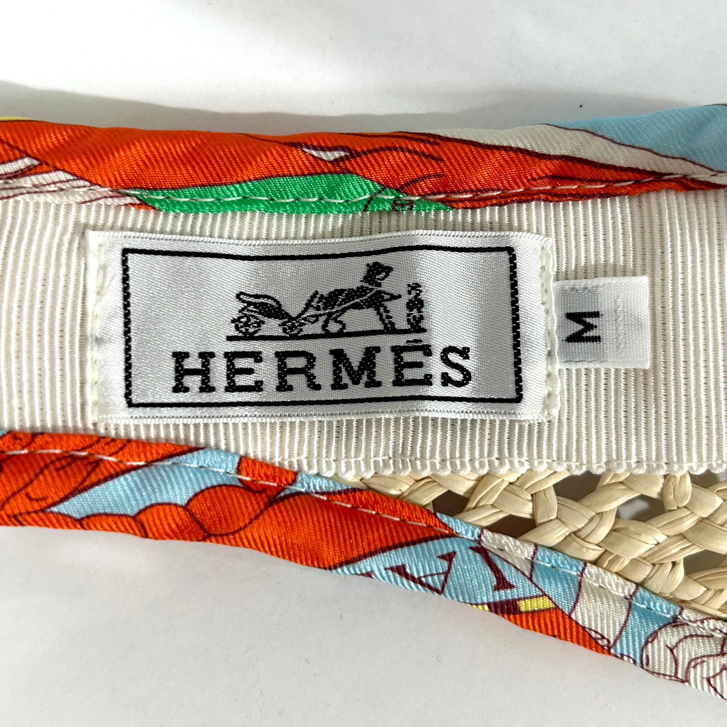 Hermès Emilie Straw Visor
