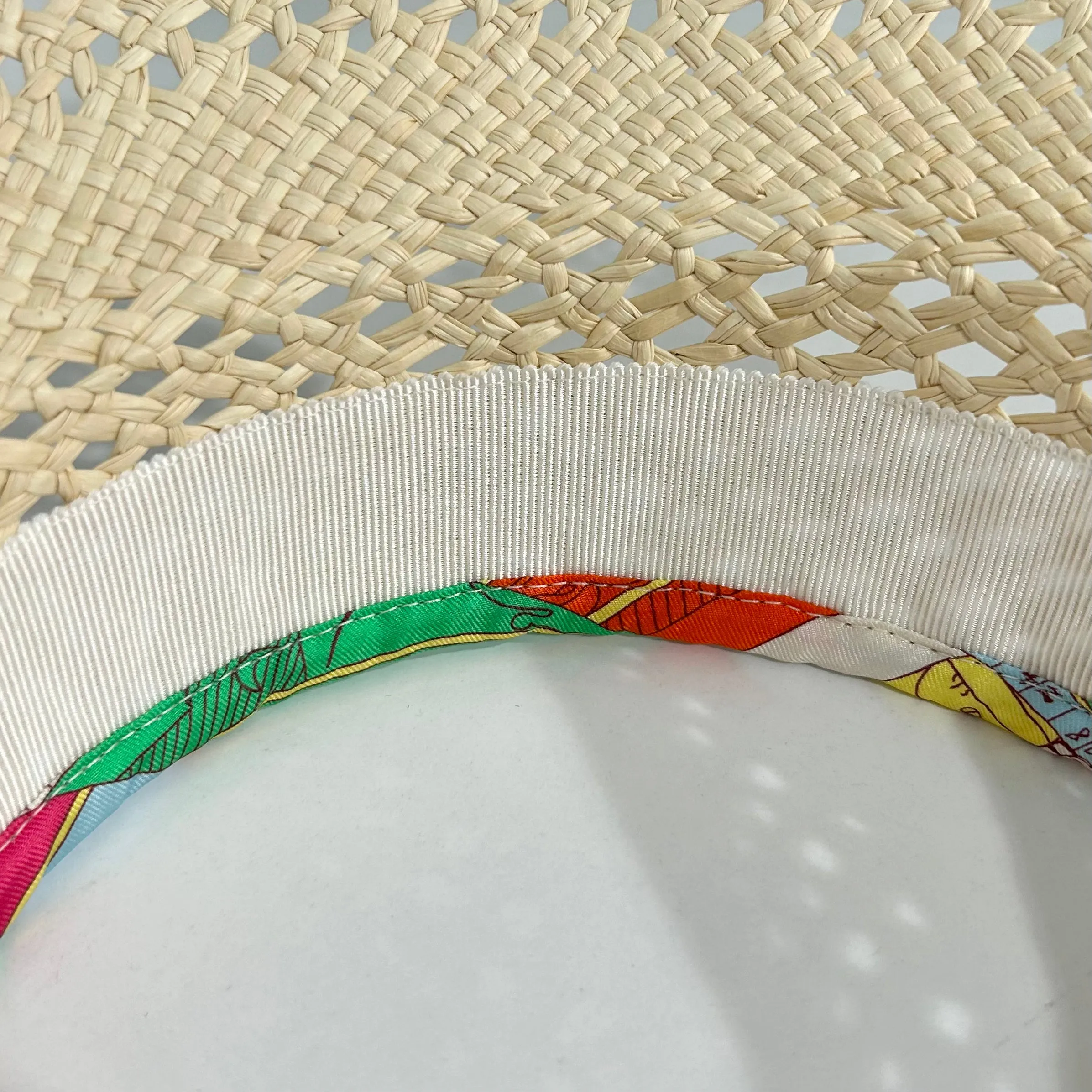 Hermès Emilie Straw Visor