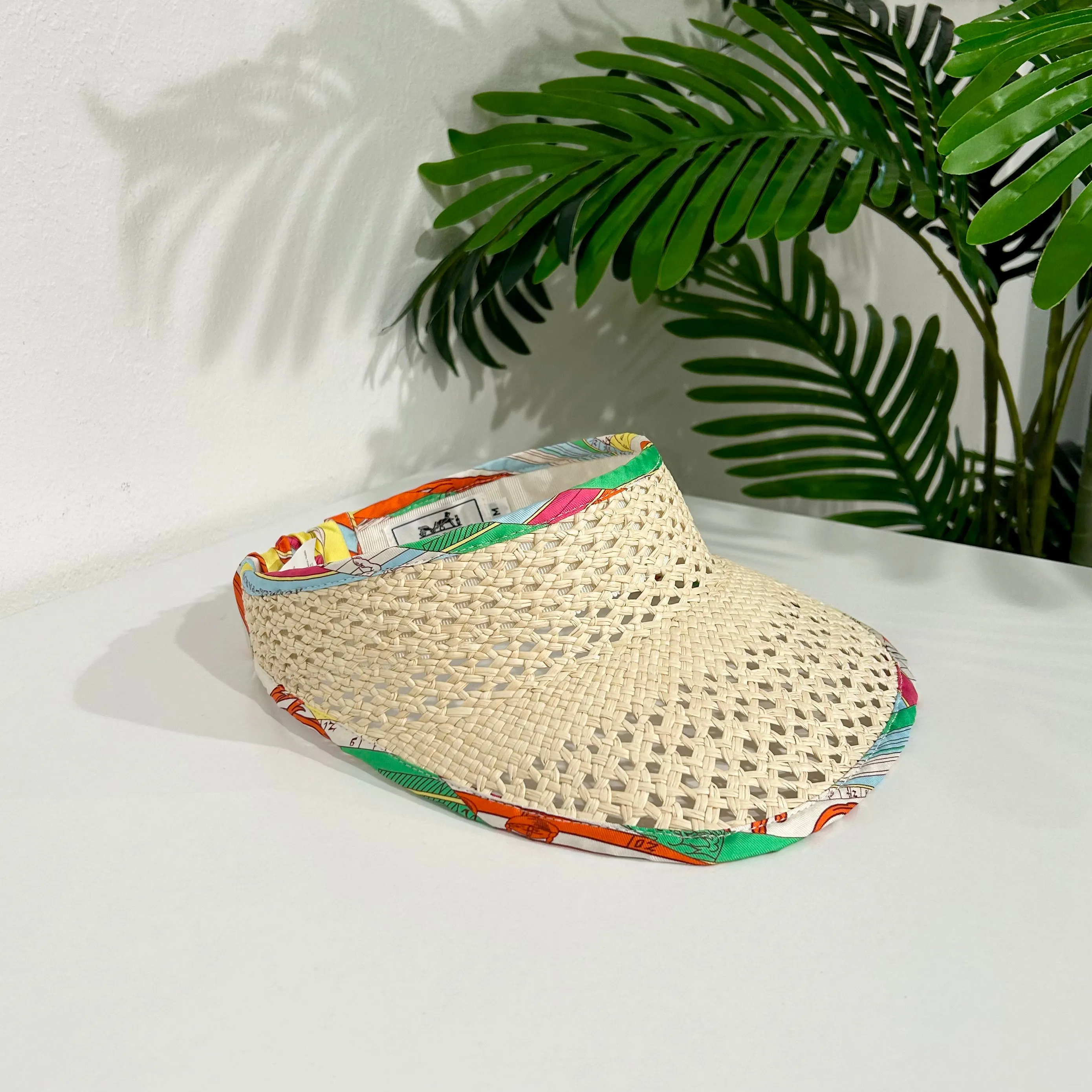 Hermès Emilie Straw Visor