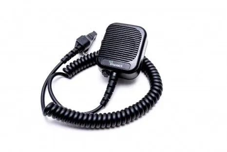Impact Platinum Military Grade Two-Way Radio Speaker Mic, IP67 Submersible with 3.5mm Audio Jack M2-PRSM-HD8-WP