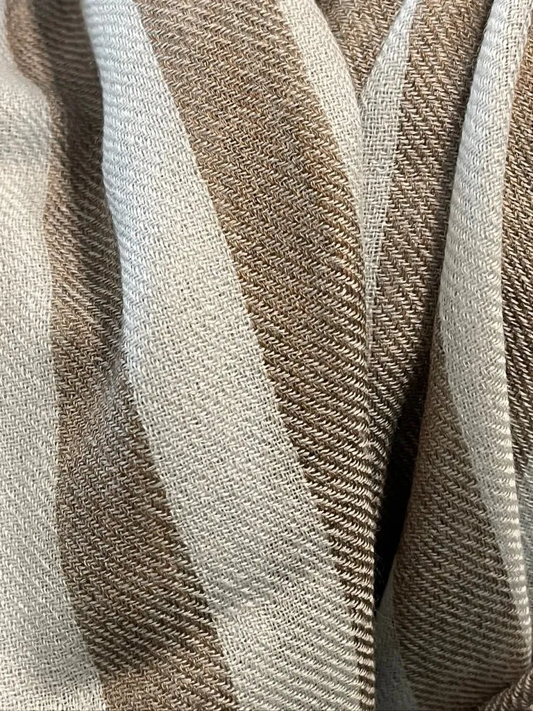 Light blue striped scarf