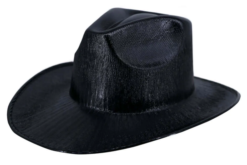 Metallic Black Cowboy Hat