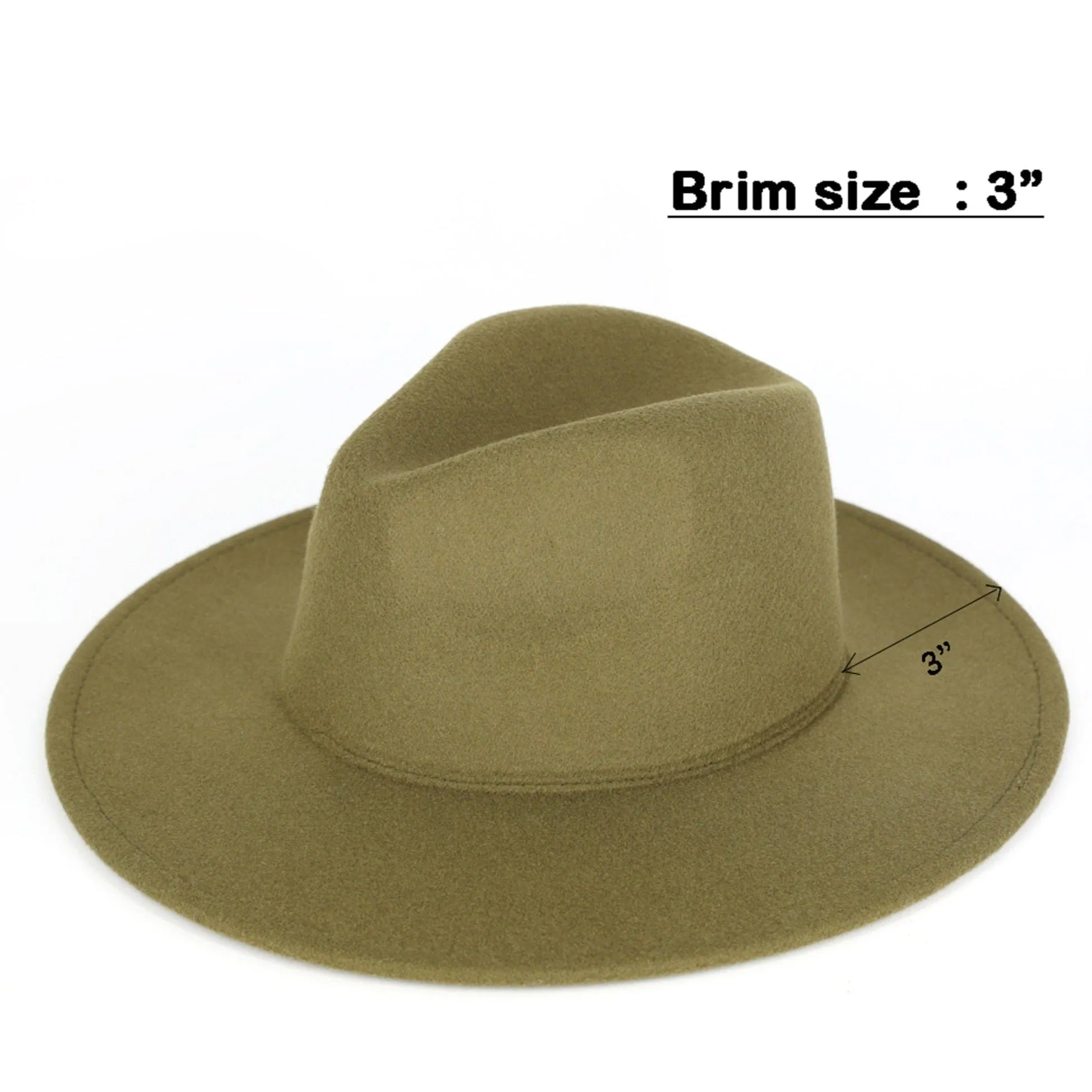 MH0125 Leslie Felt Panama Hat