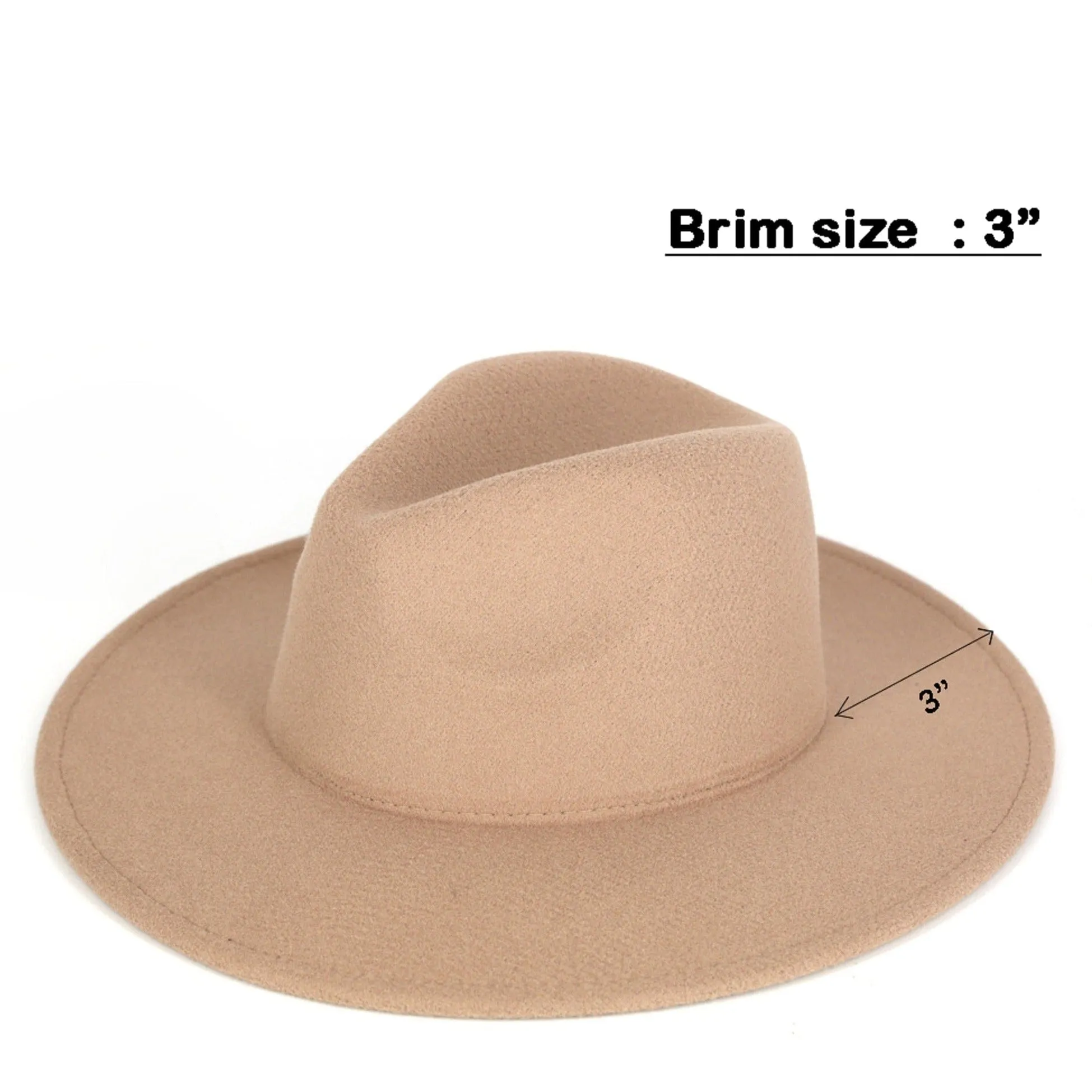 MH0125 Leslie Felt Panama Hat