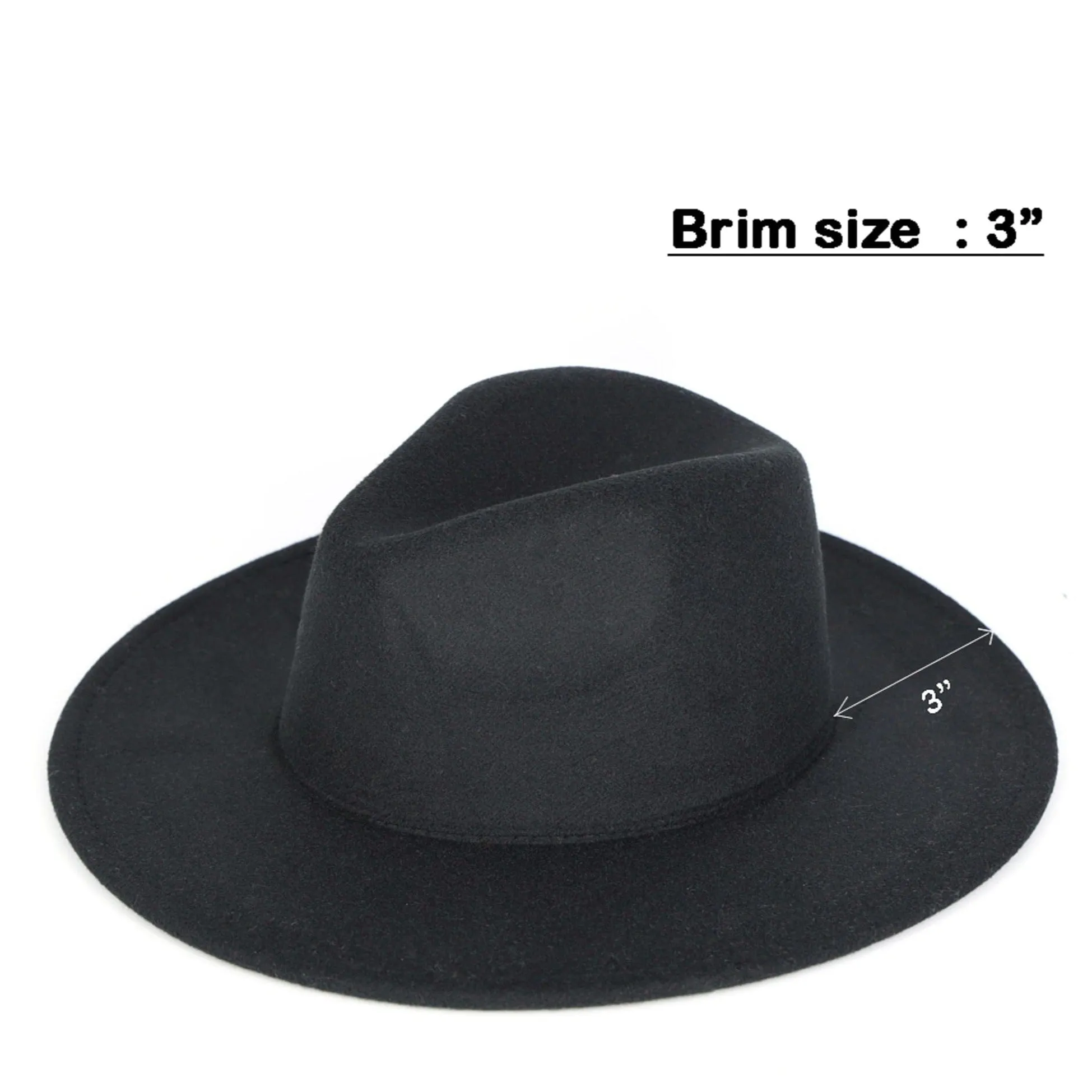 MH0125 Leslie Felt Panama Hat