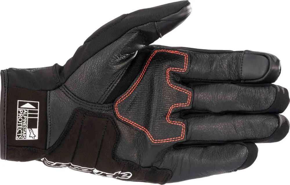 Motorcycle gloves Honda SMX Z Drystar Alpinestars, black/red/blue