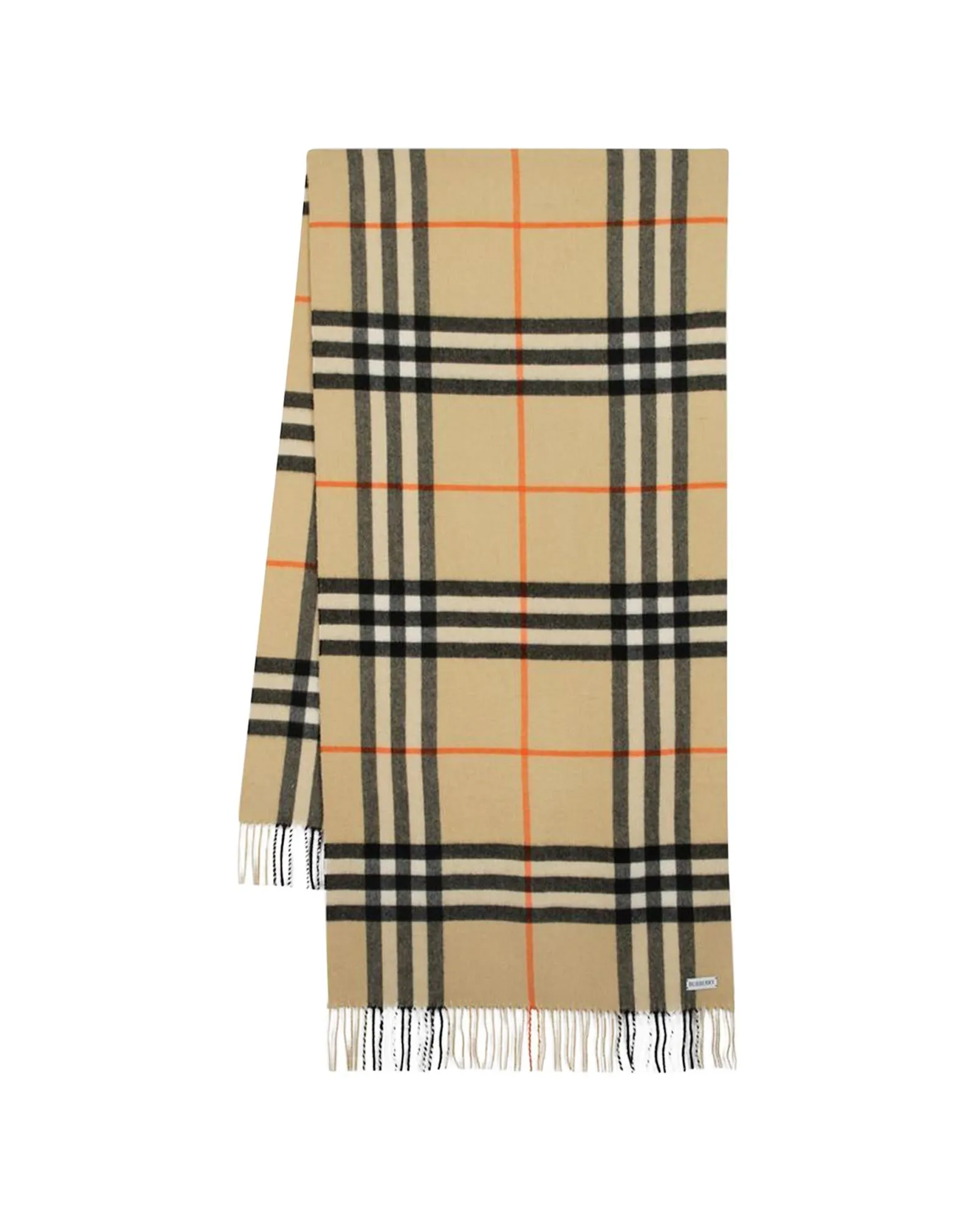 Soft Cashmere Check Scarf