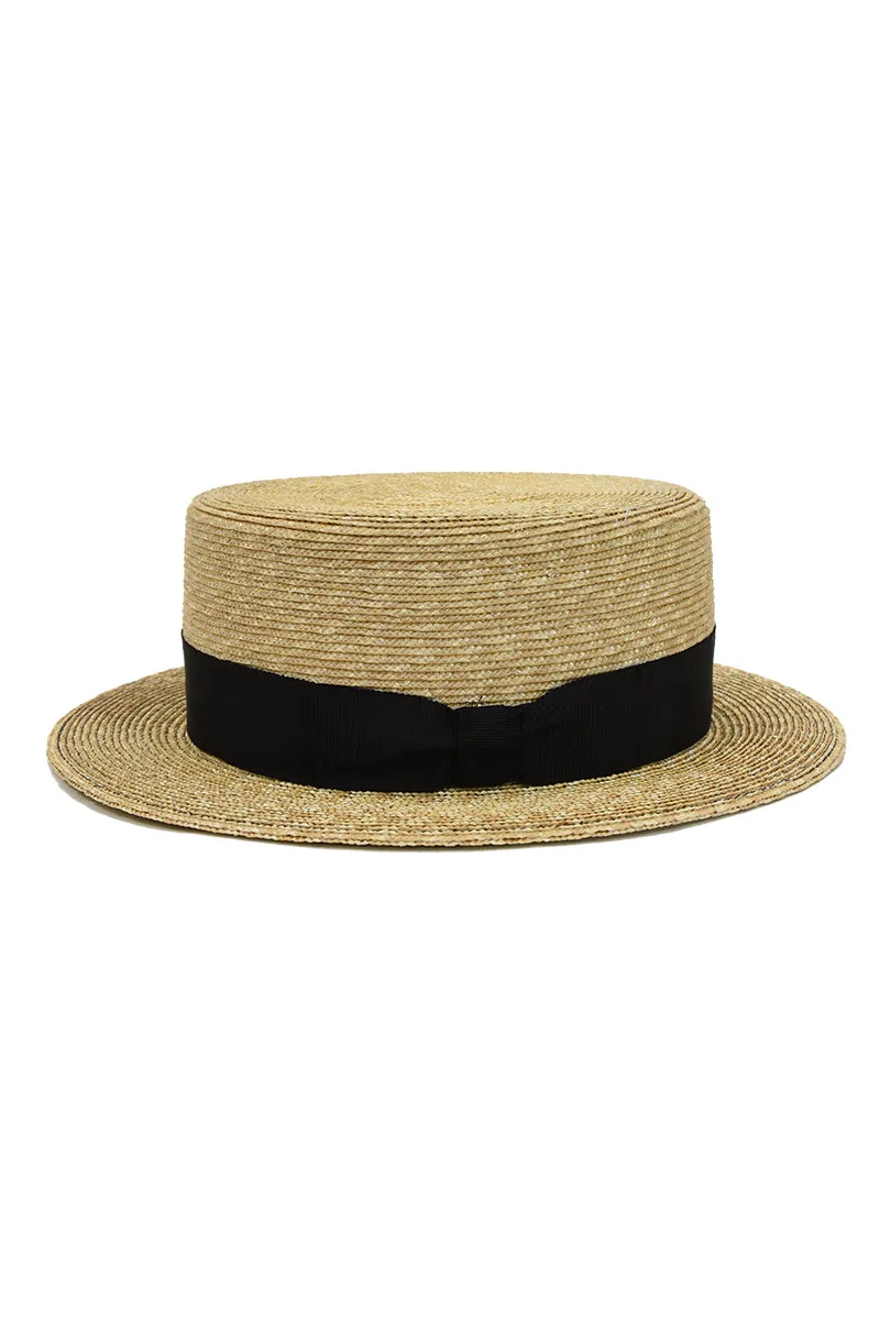 Straw Boater Hat