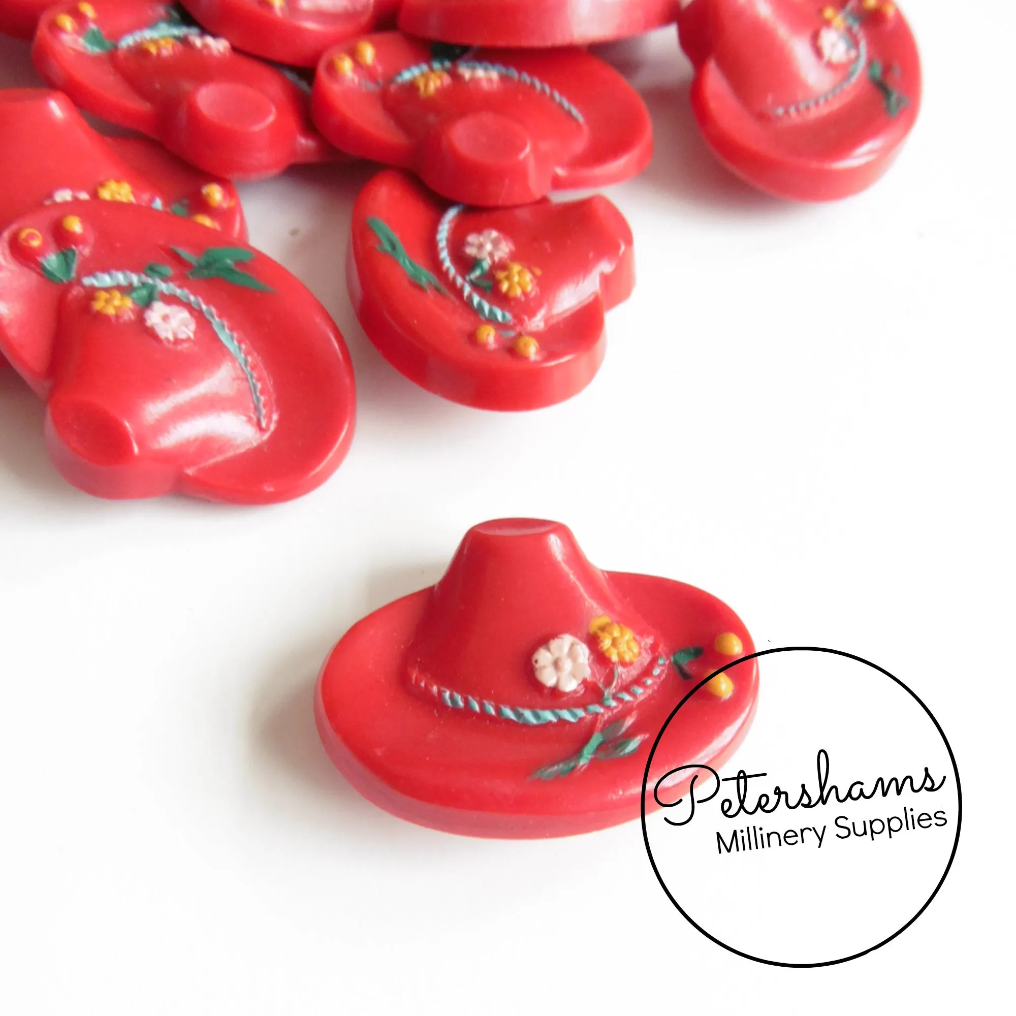 Vintage 1940s/50s Bavarian Hat Buttons
