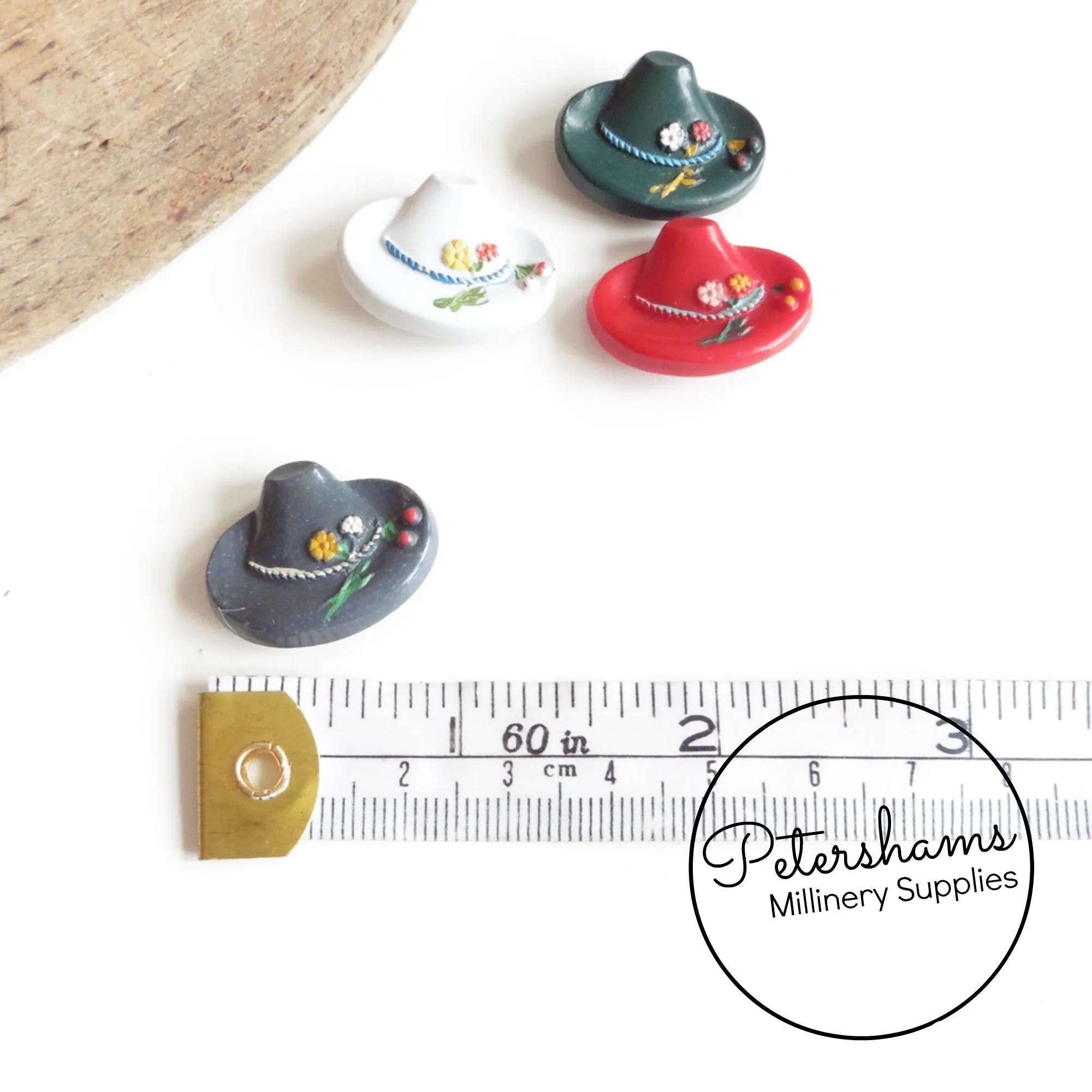 Vintage 1940s/50s Bavarian Hat Buttons