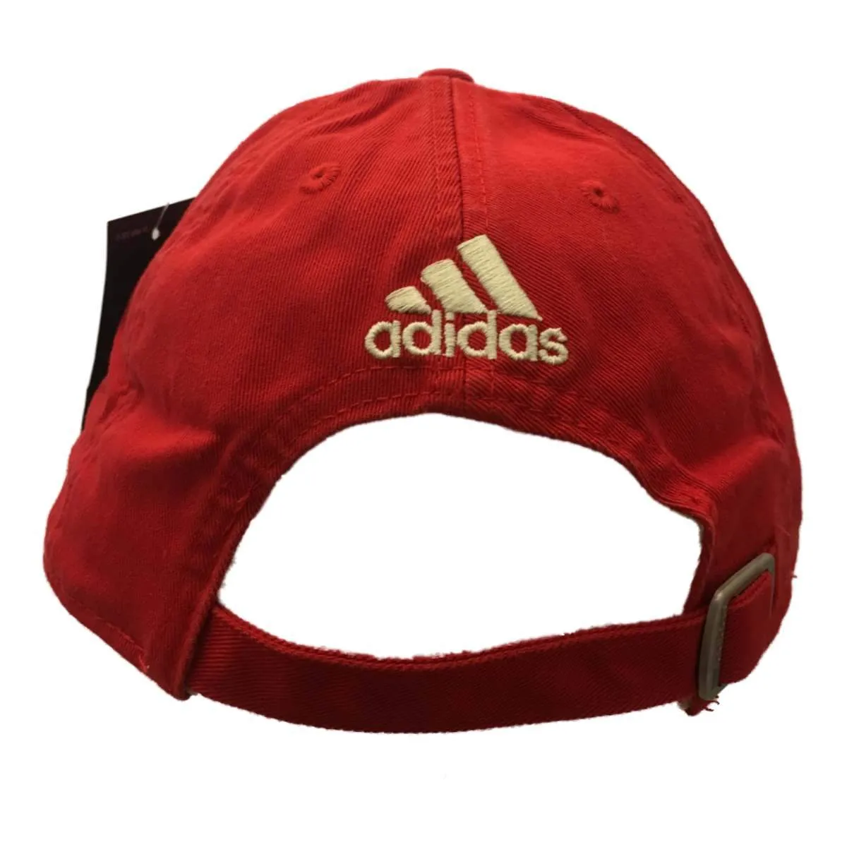 Washington Wizards Adidas Red Navy Relaxed Adj Strapback Baseball Hat Cap