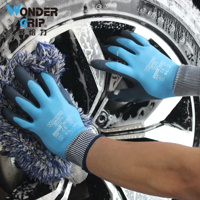 WG-318 Gardening Gloves Anti-Piercing Waterproof Anti-Tie Flower Planting Wear-Resistant Rubber Household Protective Gloves