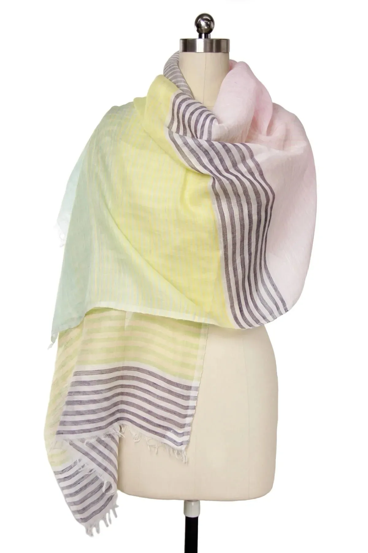 Zebra Spring Multi Stripe Scarf